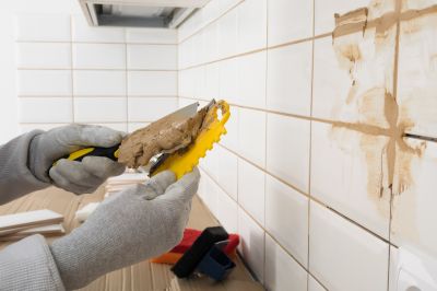 Kitchen Grout Repair